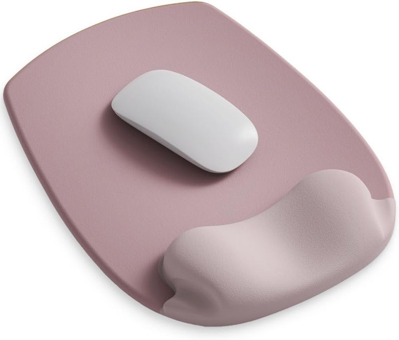 DemonChest ErgoFlow Gel Wrist Rest Mouse Pad-Ergonomic Cushion for Desk, Cute Aesthetic Computer Decor for Women; Small Mousepad Mat&Laptop Pads-Office, Home Wireless Support&Ergo Accessories Supplies (01Pink) - Image 1